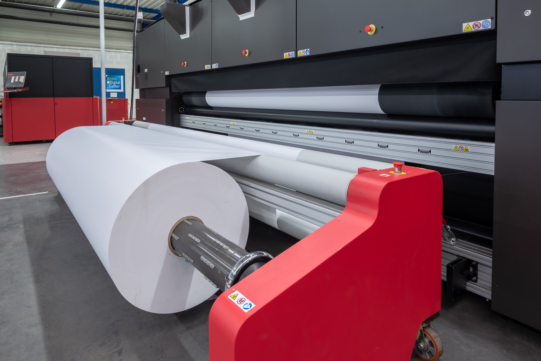 Photographie industrielle d'un espace de production